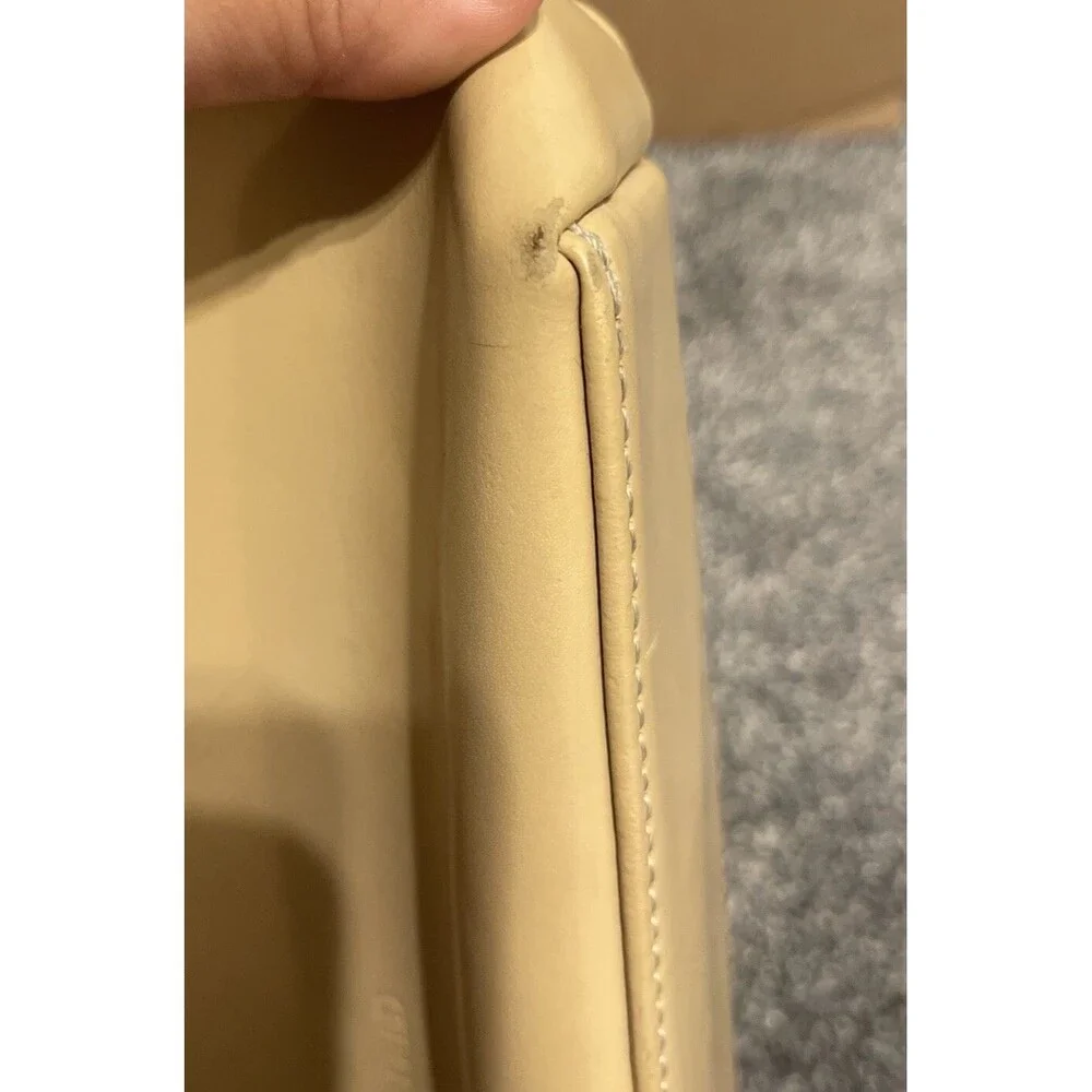 Tiffany & Fred Handbag Made in France Tan Black All Leather